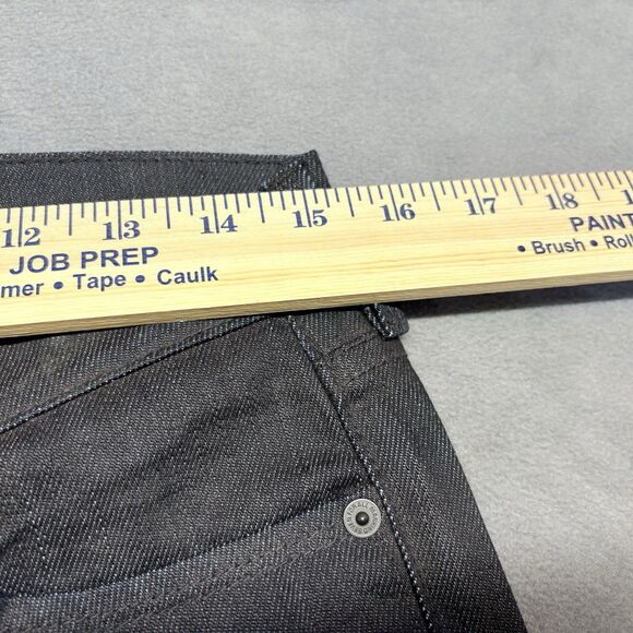 7 For All Mankind Womens Jeans Size 28 Straight Stretch Rhinestone Pockets - Picture 6 of 10